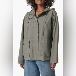 Splendid Serenity Hooded Utility Jacket Cotton Zip Front XS NWT